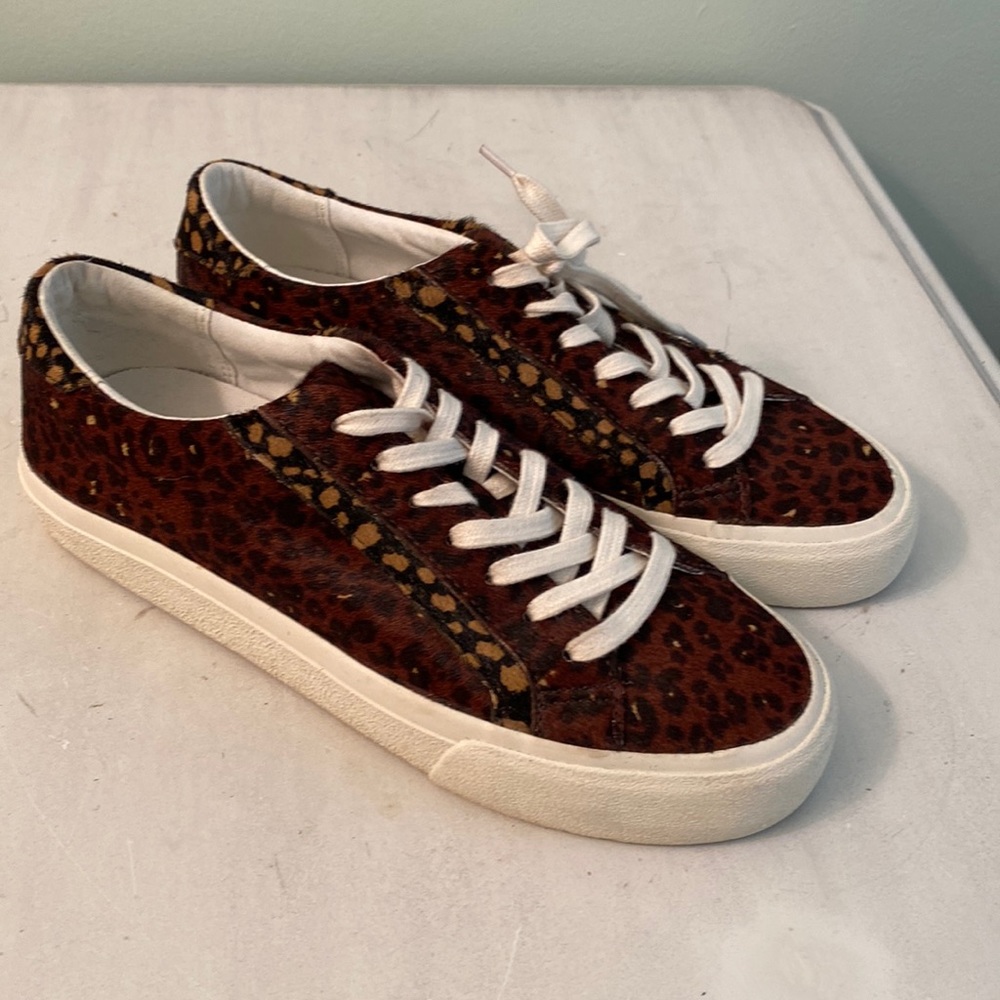 Madewell dark brown Dry Calf Hair Sneakers